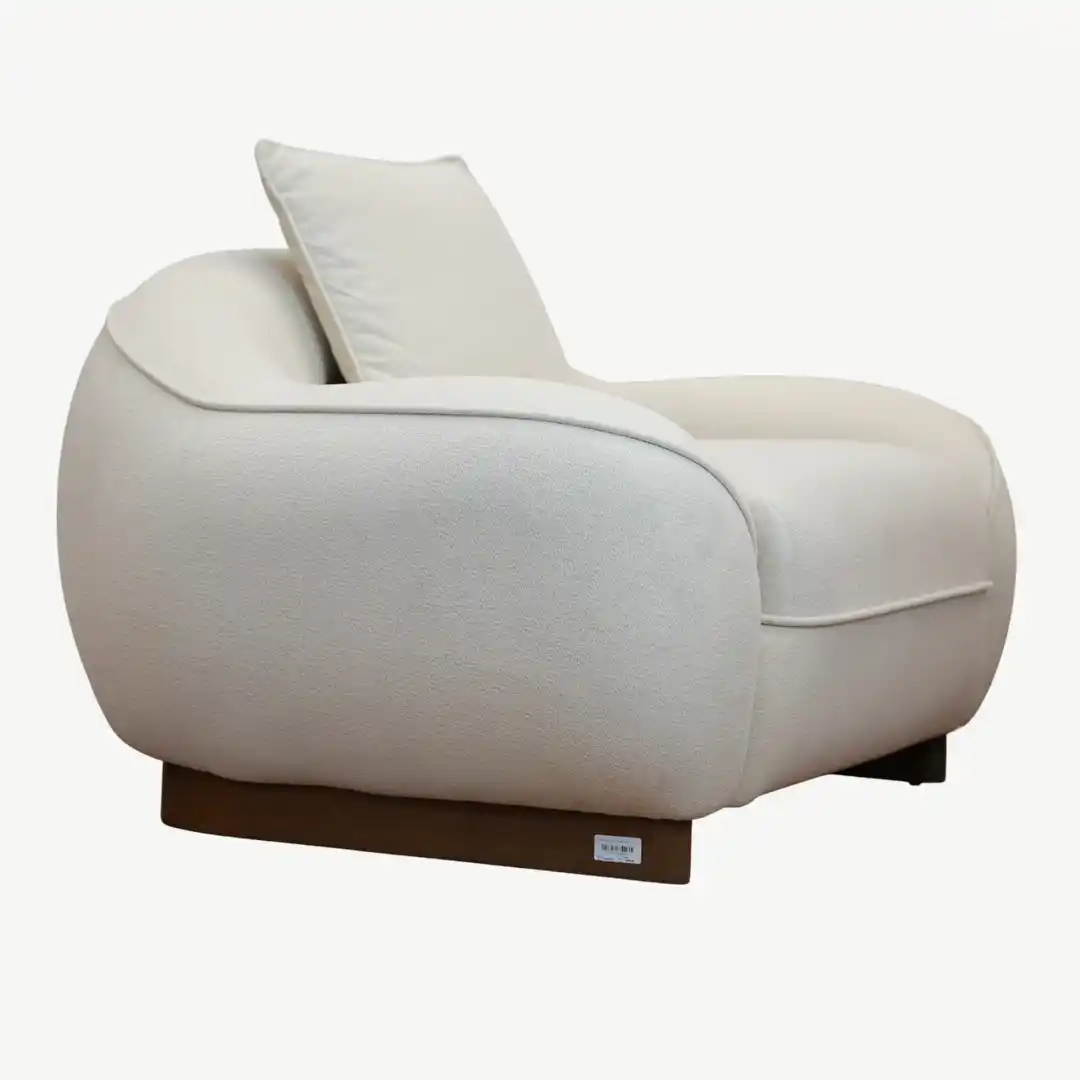 Modern Curved Sofa Set Luxurious Beechwood – 4 Pieces - Image 11