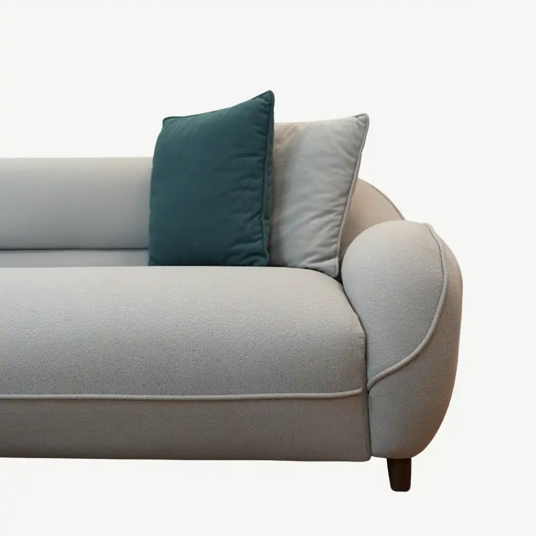 Modern Curved Sofa Set Luxurious Beechwood – 4 Pieces - Image 27