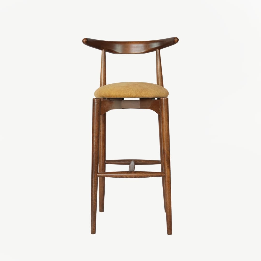 Modern Wooden Bar Chair