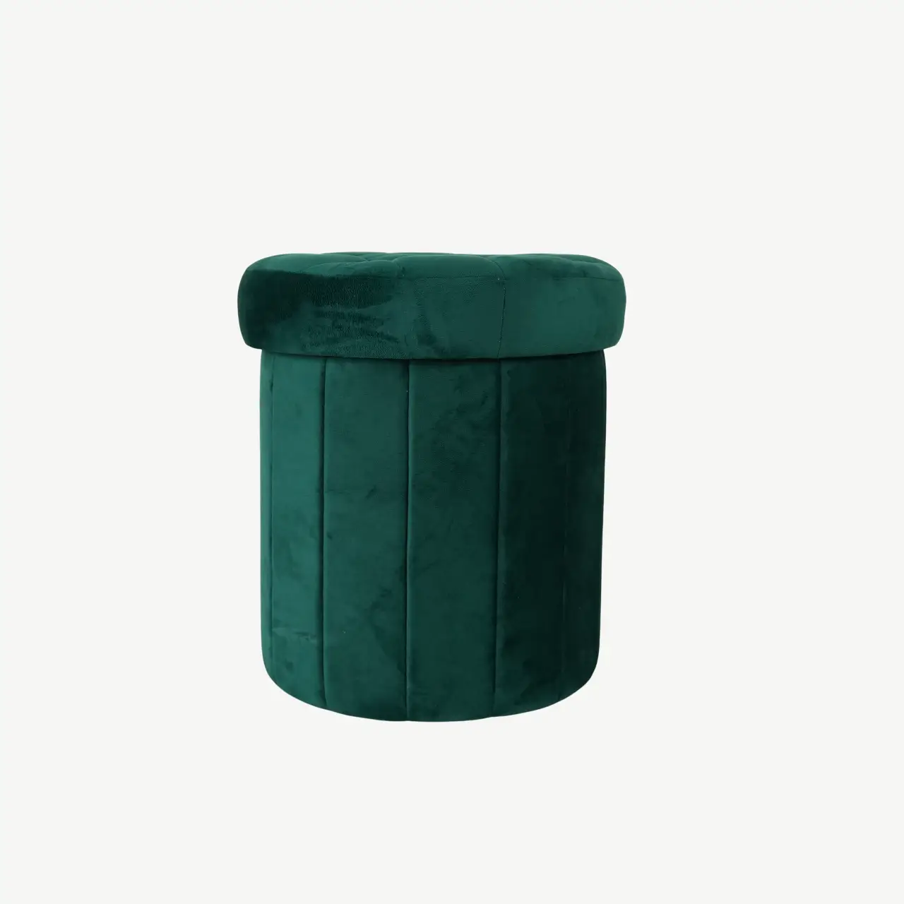 Round Storage Ottoman