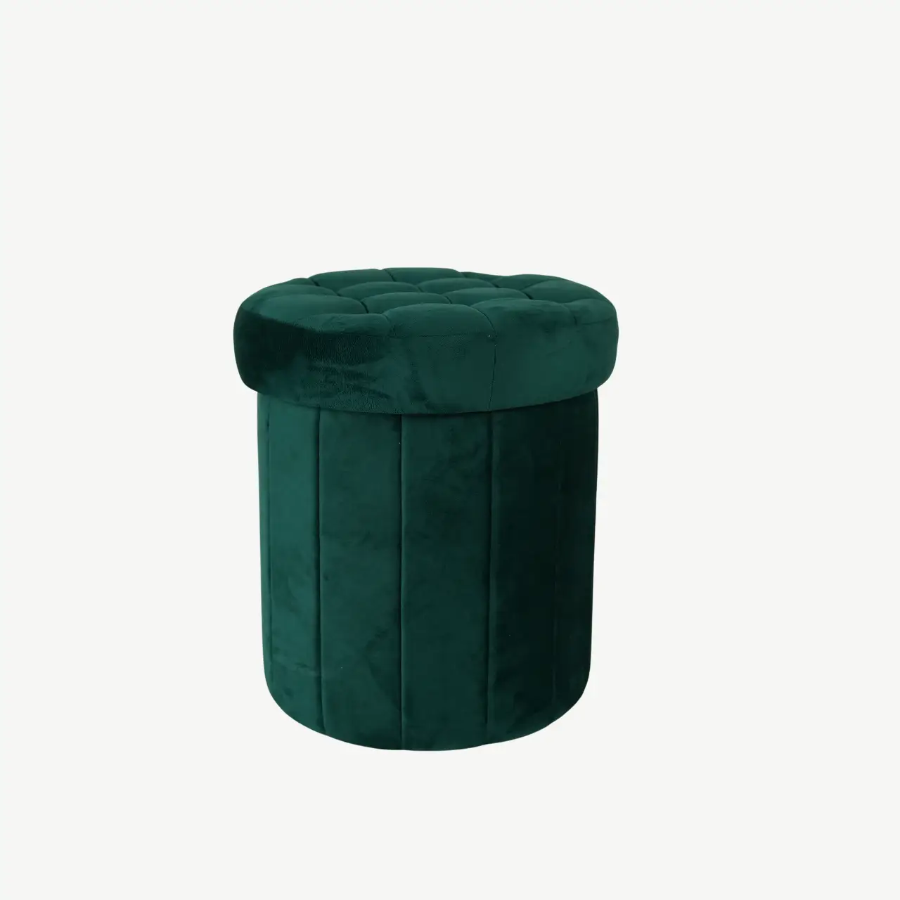 Round Storage Ottoman
