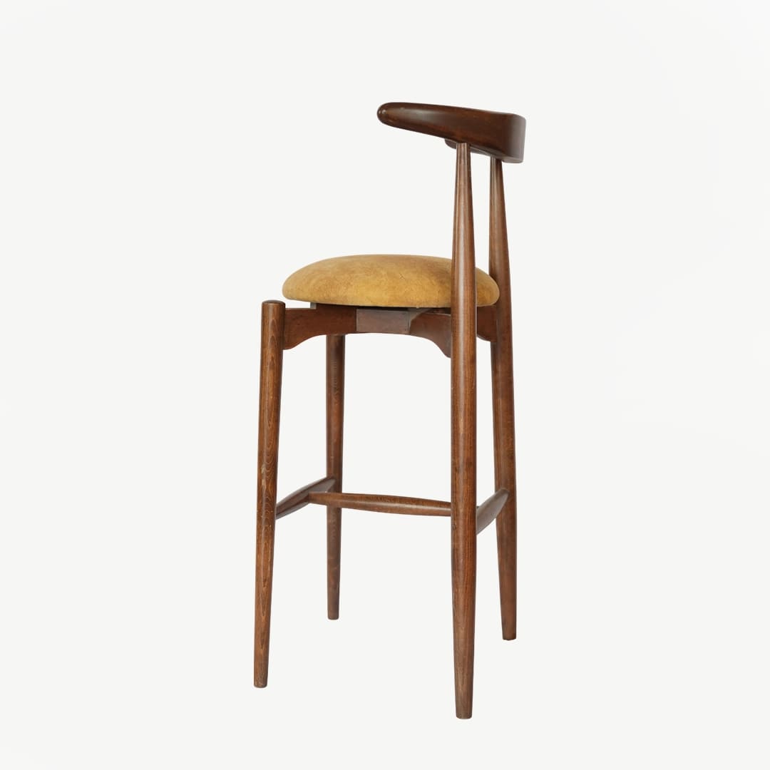 Modern Wooden Bar Chair
