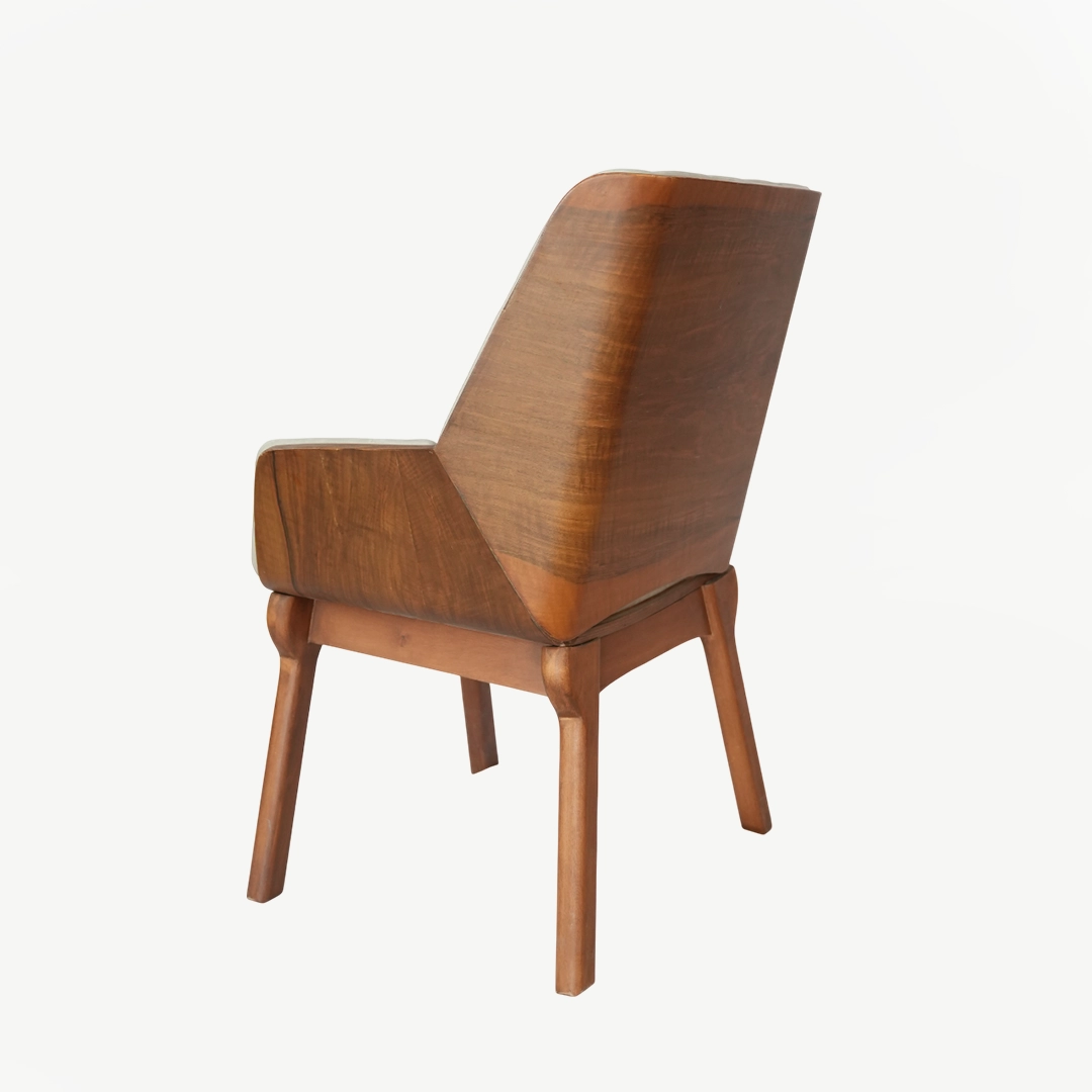 High-Quality Upholstered Chair with Armrests and Solid Wooden Legs – 95 cm Height - Image 6