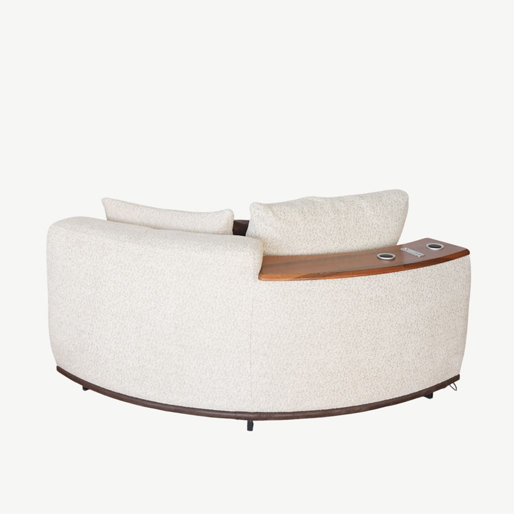 Large and Soft Corner Sofa Set with Integrated Sound System - Image 11