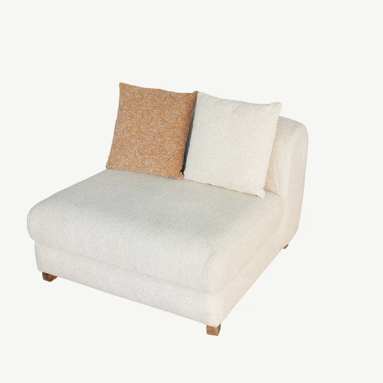 Serena Plush Sectional Corner Sofa with Coordinated Armchair - Image 8