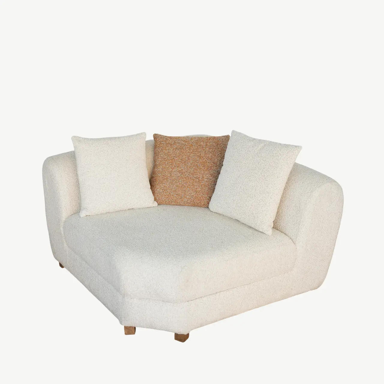 Serena Plush Sectional Corner Sofa with Coordinated Armchair - Image 19