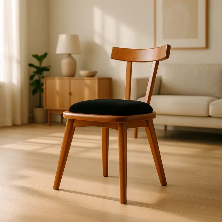 beech wood dining chair