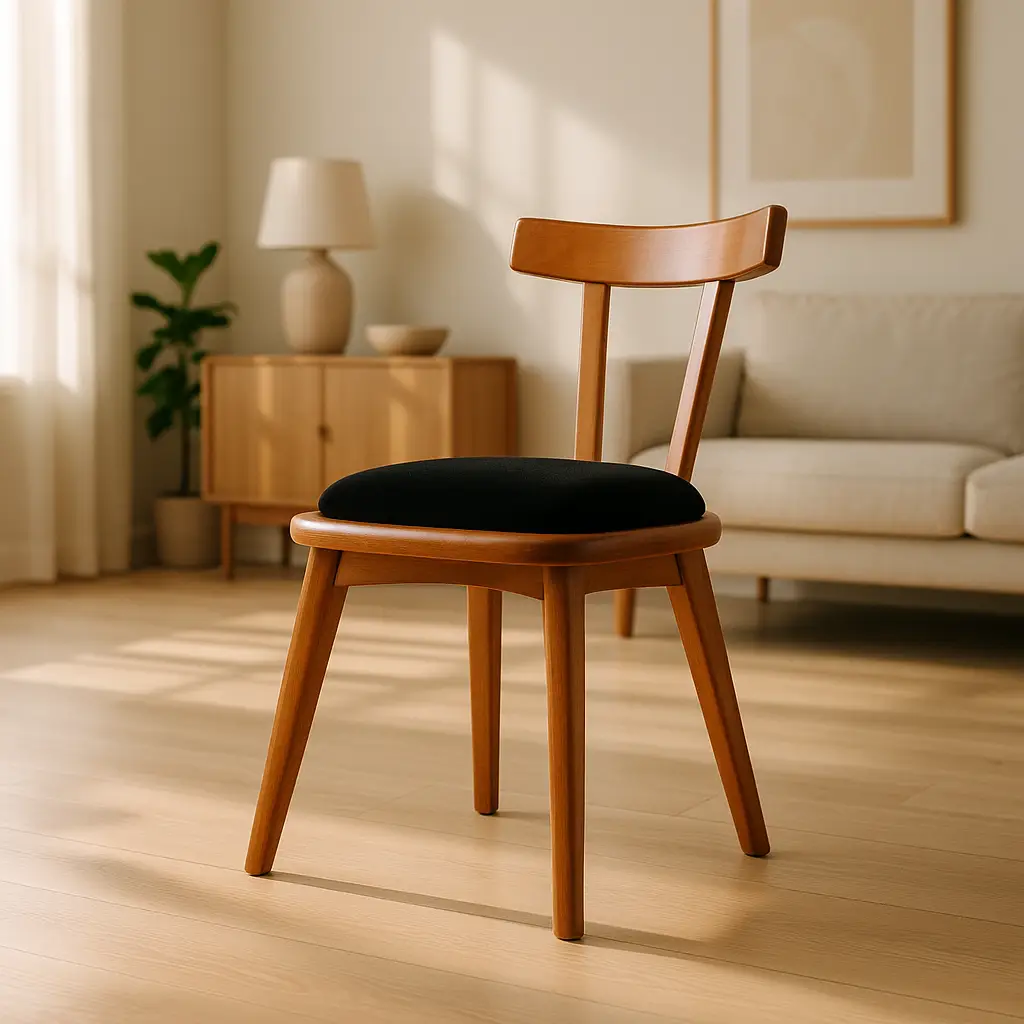 beech wood dining chair