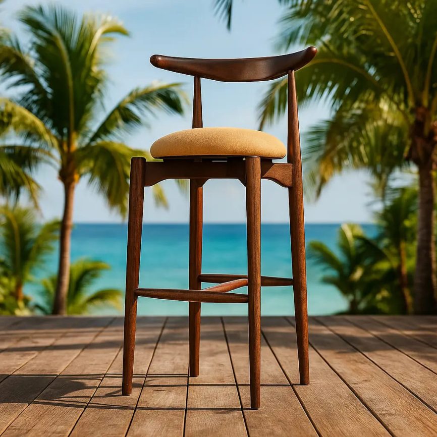 Wooden Bar Stool