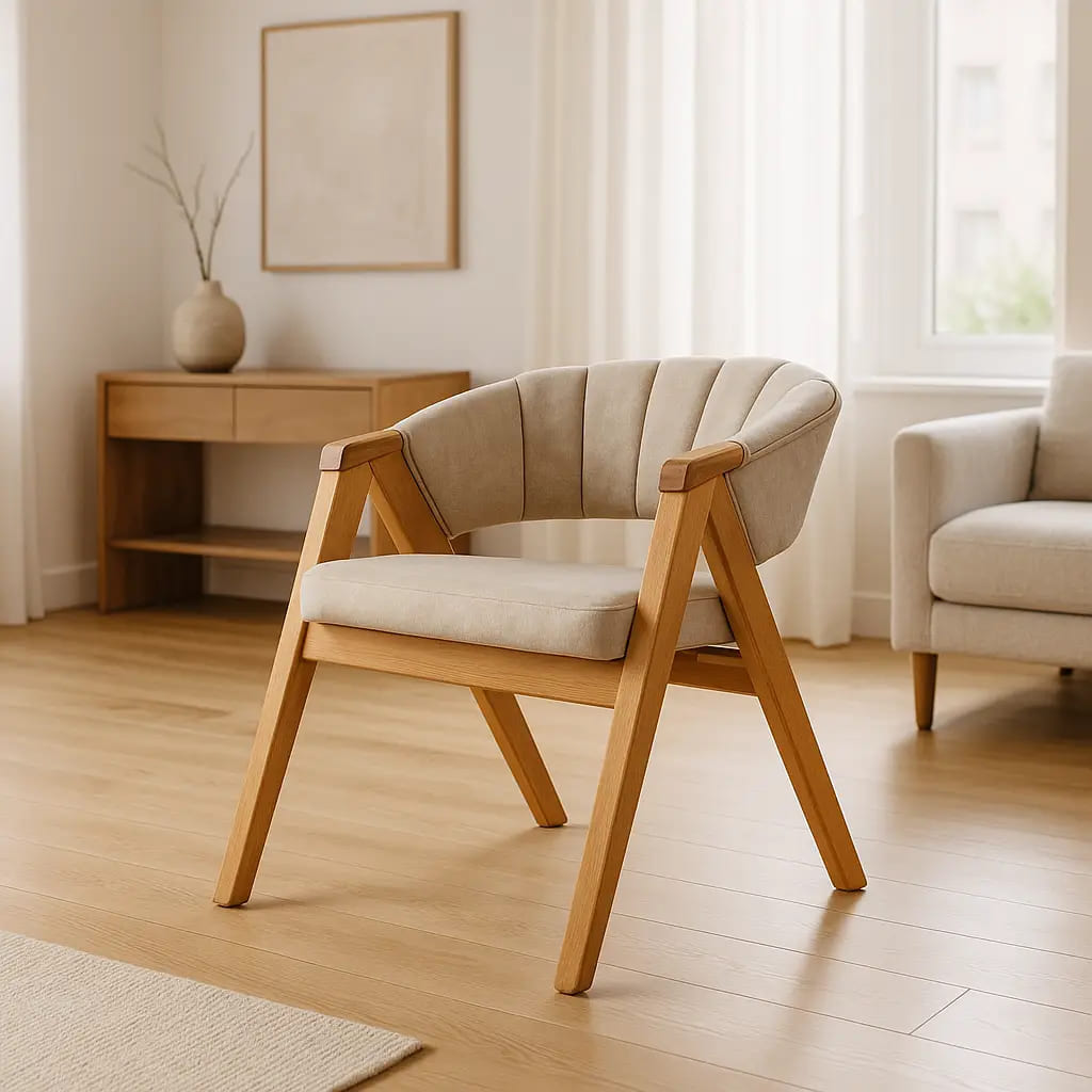 Modern Beech Wood Chair