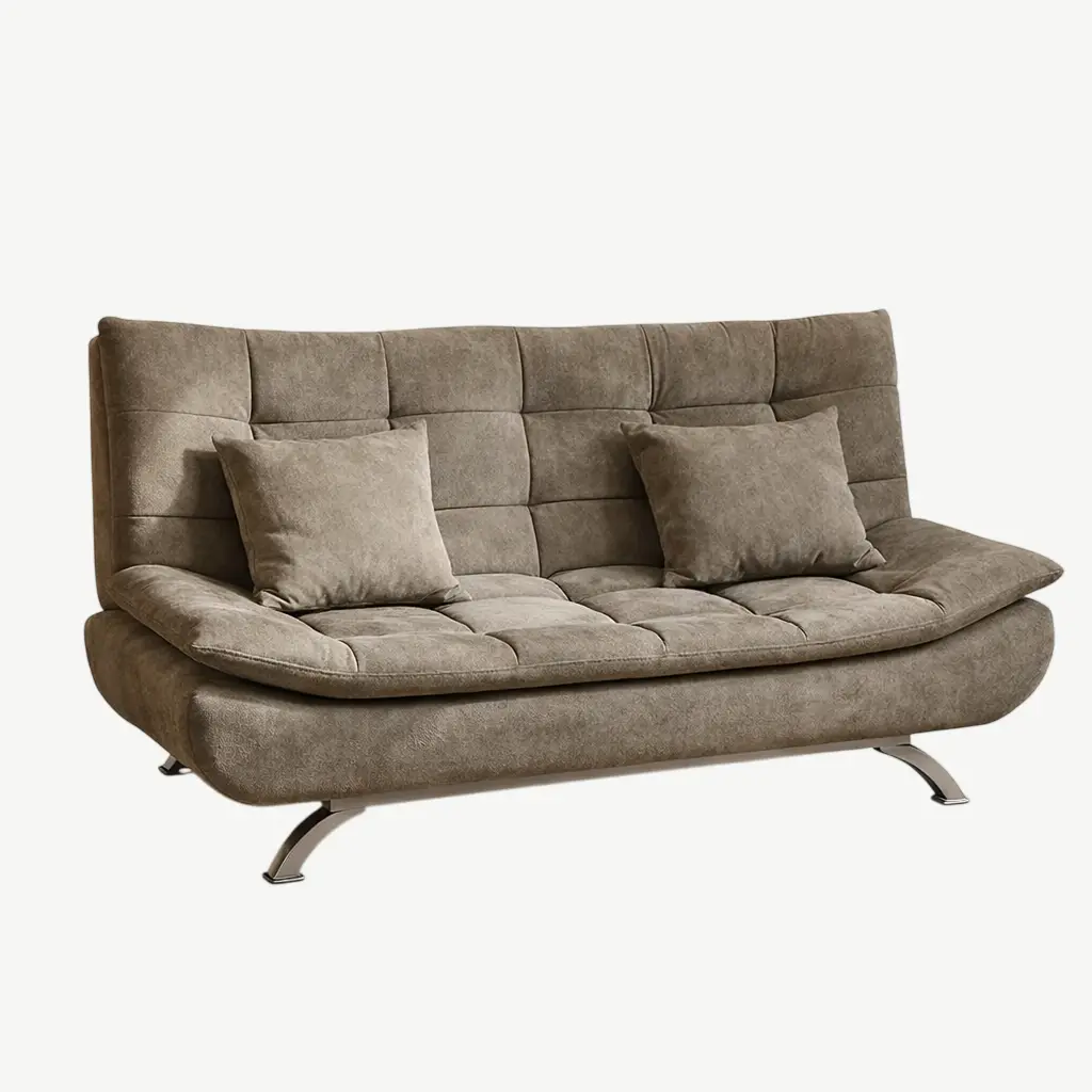 Amelia 2-in-1 Functional Sofa Bed Made of Luxurious Soft Fabric - Image 21