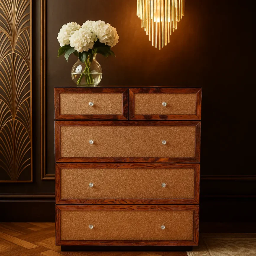 Crystal-Touch 5-Drawer Chest