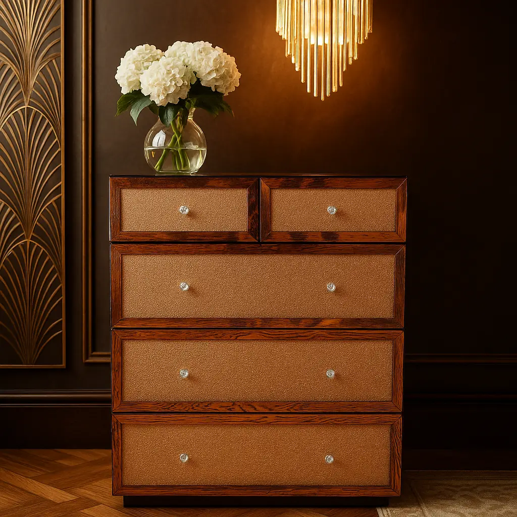 Crystal-Touch 5-Drawer Chest