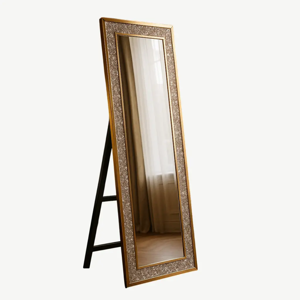 Glamour Floor Mirror Bronze