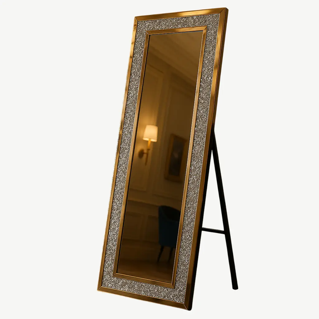 Glamour Floor Mirror Bronze