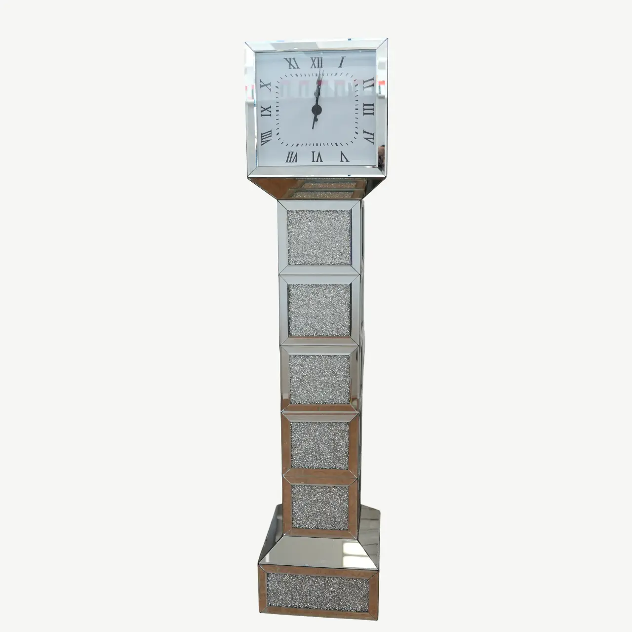 Grandfather Clock Silver