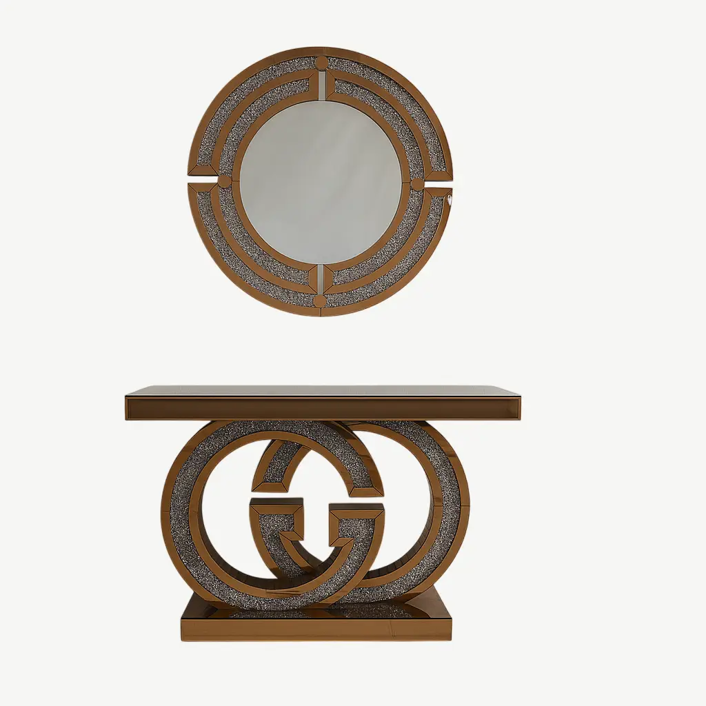 Gucci Console with Mirror Bronze