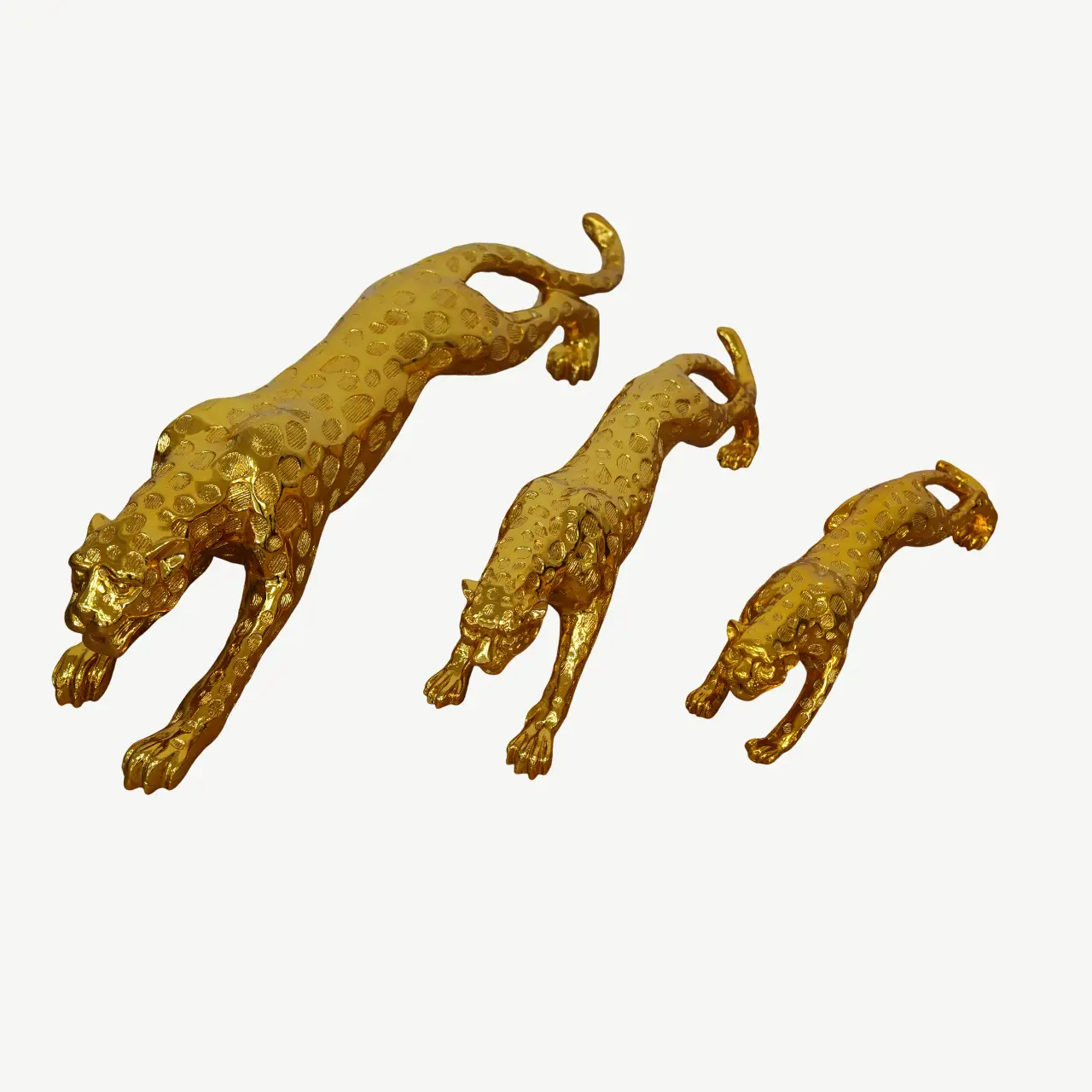 3-Piece Decorative Tiger Sculpture Set in Multiple Sizes - Image 11