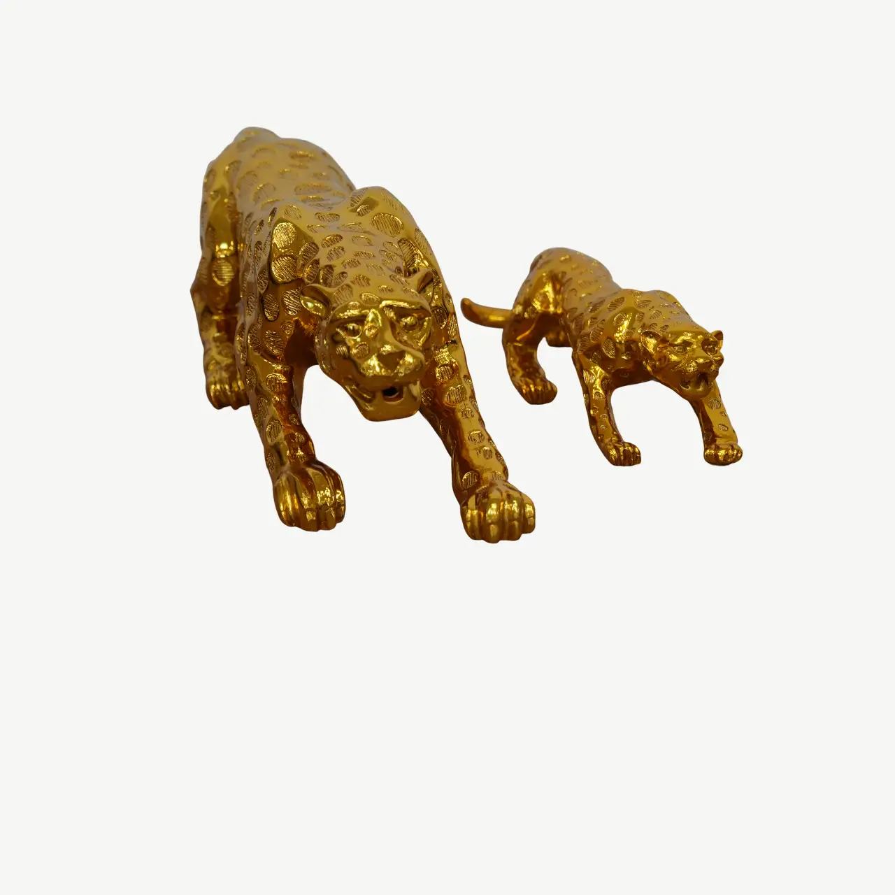Tiger Sculpture Golden