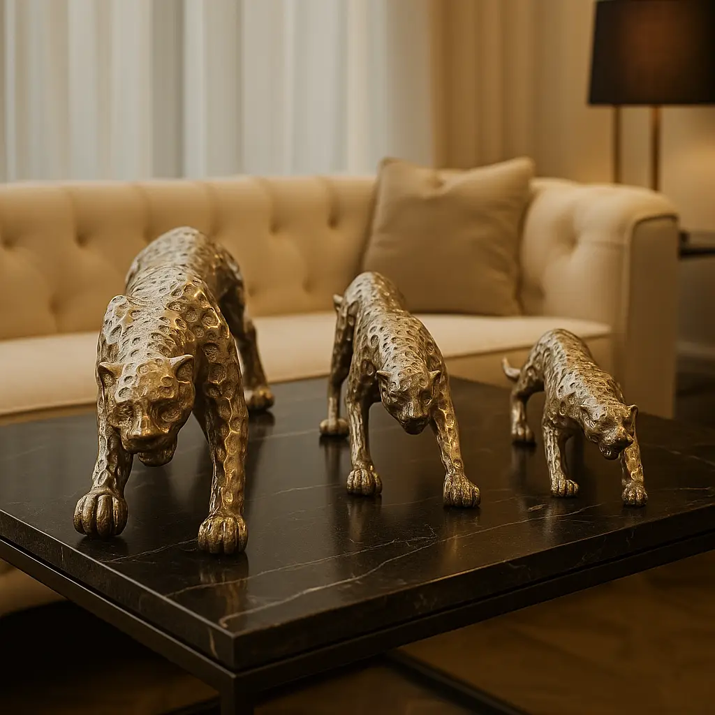 Tiger Sculpture Silver